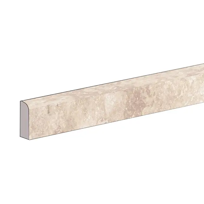 Highlight Keope Omnia Rapolano Beige Sockel Spazzolato (R10) 4,6x120 cm