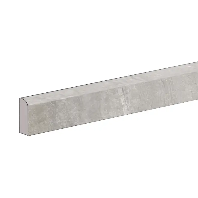 Zertifiziert Keope Dunstone Grey Sockel Natural (R9) 7,2x60 cm