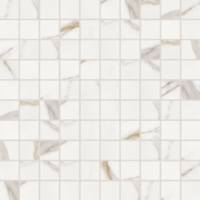 Keope Elements Lux Calacatta Gold Mosaik 3x3 Lappato (poliert) 30x30 cm Knallerangebot