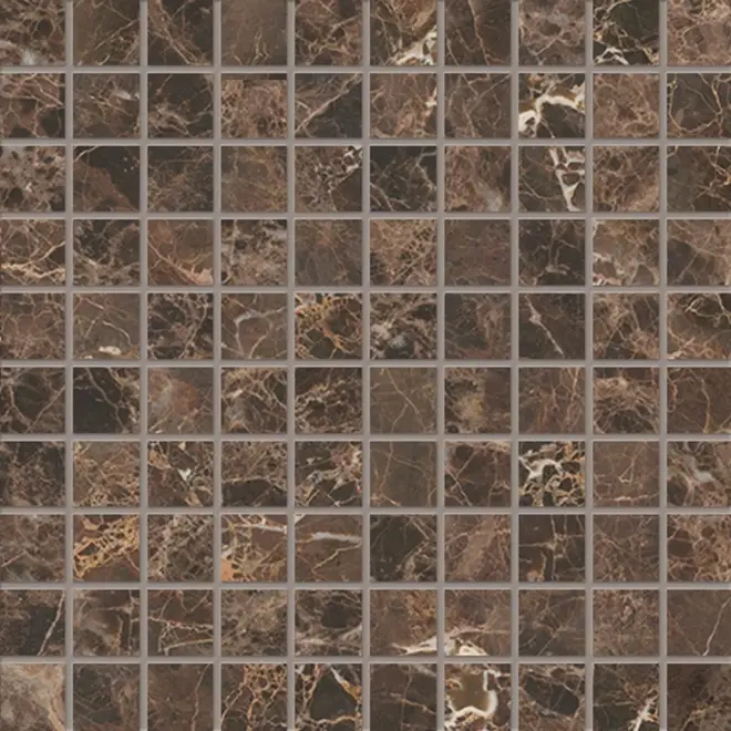 Keope Elements Lux Emperador Mosaik 3x3 Lappato (poliert) 30x30 cm Beliebt