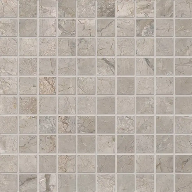 Keope Elements Lux Silver Grey Mosaik 3x3 Lappato (poliert) 30x30 cm Neu Im Sortiment