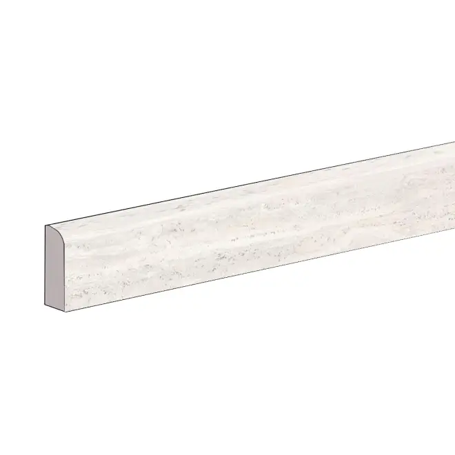 Aktuell Keope Trevi White Sockel Silky 4,6x120 cm