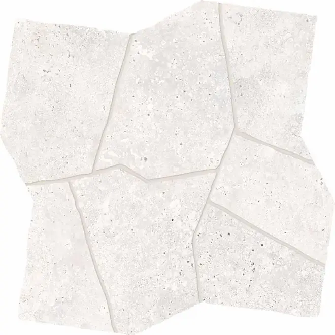 Keope Trevi Cross White Dekor Palladiana Strukturiert (R11) 50x50 cm Direkt Vom Hersteller