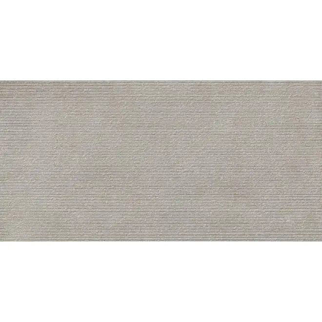 Bestpreis Sant Agostino Gravel Small Plisse Pearl Boden- und Wandfliese 60x120 cm