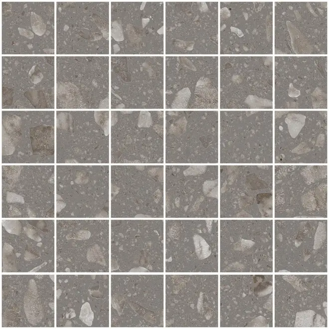 Ausverkauf Sant Agostino Glow Grey Silk Mosaik 30x30 cm
