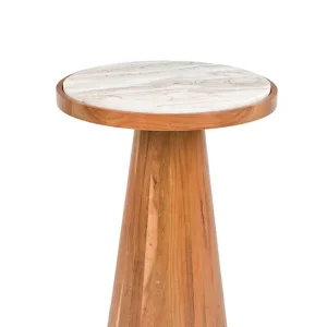 Beistelltisch Mees, Marmor v. White Label Living Begrenztes Angebot