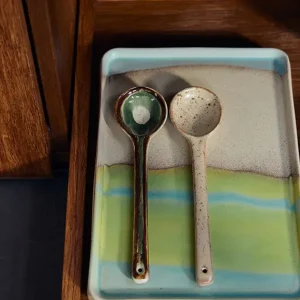 2er Set Servierlöffel 70s Keramik von HKliving Neu Im Sortiment