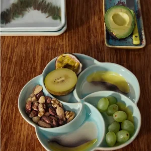 Snack Tablett, Ø20 cm,70s Keramik v. HKliving Garantierte Lieferung