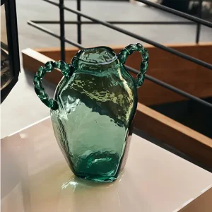 Vase Amfora aus Glas von Nienke Sikkema für HKliving Neu Im Sortiment