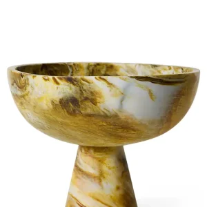Marmor Bowl mit Fuß, 19xØ23,5 cm v. HKliving Sale