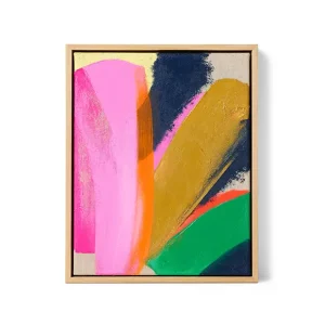 Neu gerahmtes Kunstwerk Bright Lights 31x25 von HKliving