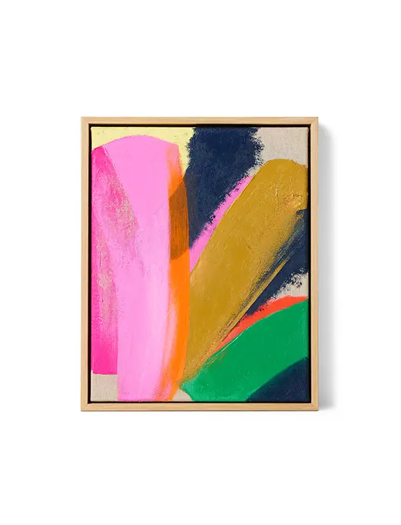 Neu gerahmtes Kunstwerk Bright Lights 31x25 von HKliving