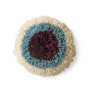 Garantierte Lieferung Kissen Eye Catcher Ø40 aus Wolle von HKliving
