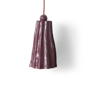 Ausverkauf Pendelleuchte Flow, Burgundy von HKliving