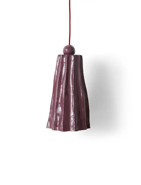 Ausverkauf Pendelleuchte Flow, Burgundy von HKliving