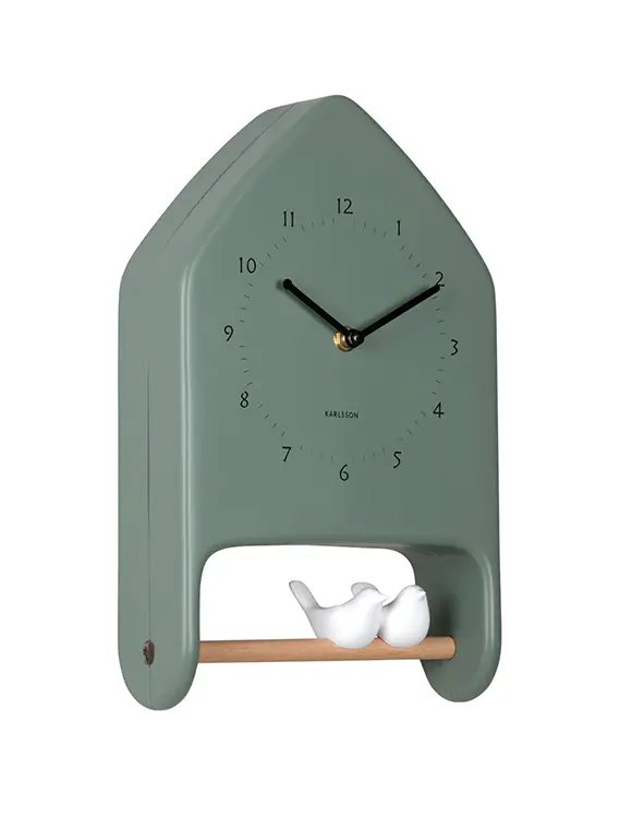 Nur Für Kurze Zeit Wanduhr Love Birds vom Karlsson
