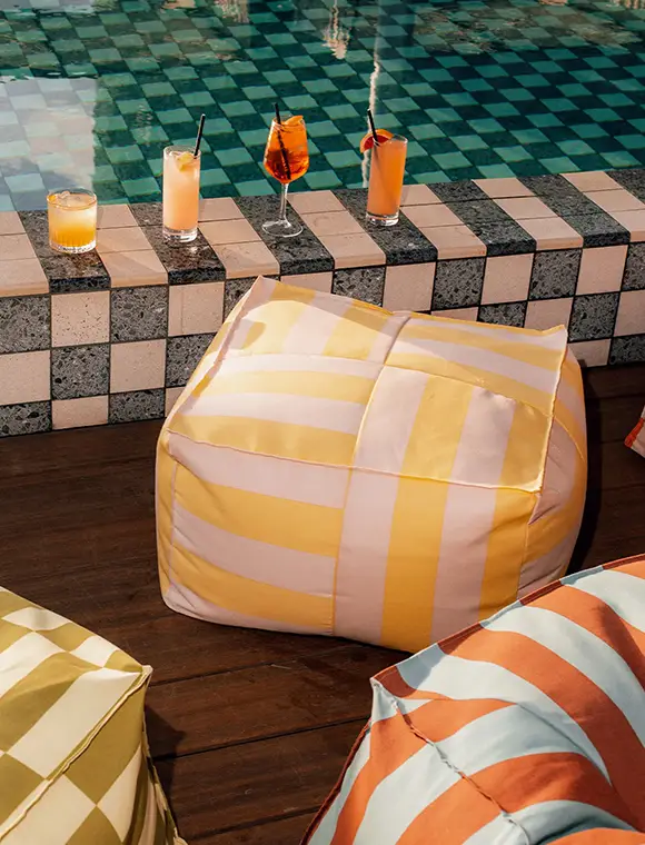 Nur Heute Outdoor Ottoman Beanbag Otto von Nobodinoz