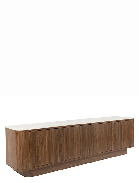 Sideboard Almira, Holz/Marmoroptik v. White Label Living Neu Im Sortiment