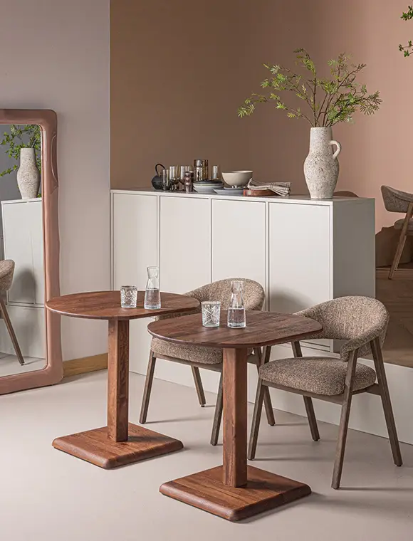 Bistrotisch Feno aus Mangoholz von woood Expressversand