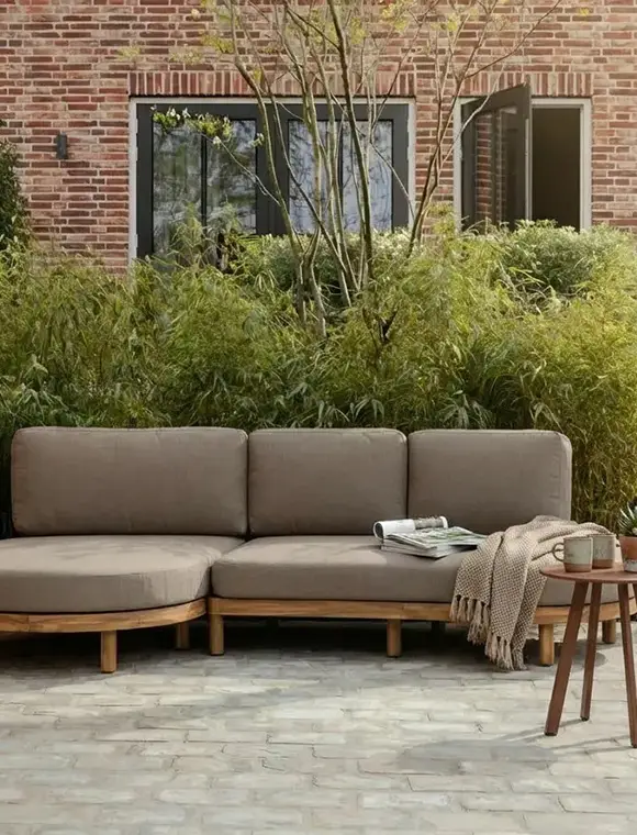 Expressversand Loungeset Zinto 83x100x300 von woood