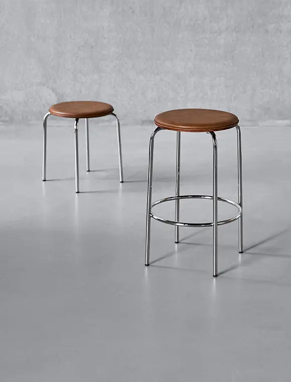 Hocker Comma aus Chrom von house doctor Bestpreis