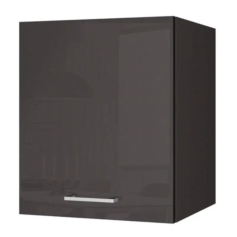 Mega-Angebot Küchen-Hängeschrank 50 MARANELLO-03 Anthrazit Hochglanz Breite 50 cm