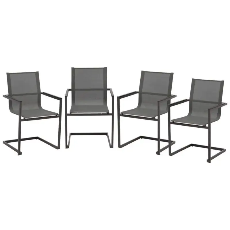Abverkauf Freischwinger SANREMO-120, 4er Set B/H/T ca. 68x87x58cm