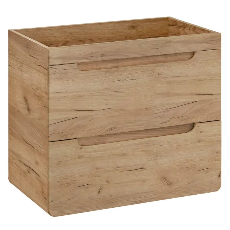 Billig Waschtischunterschrank 60 cm LUTON-56-CRAFT, Wotan Eiche Nb. Nb., B/H/T ca. 60/59/46 cm