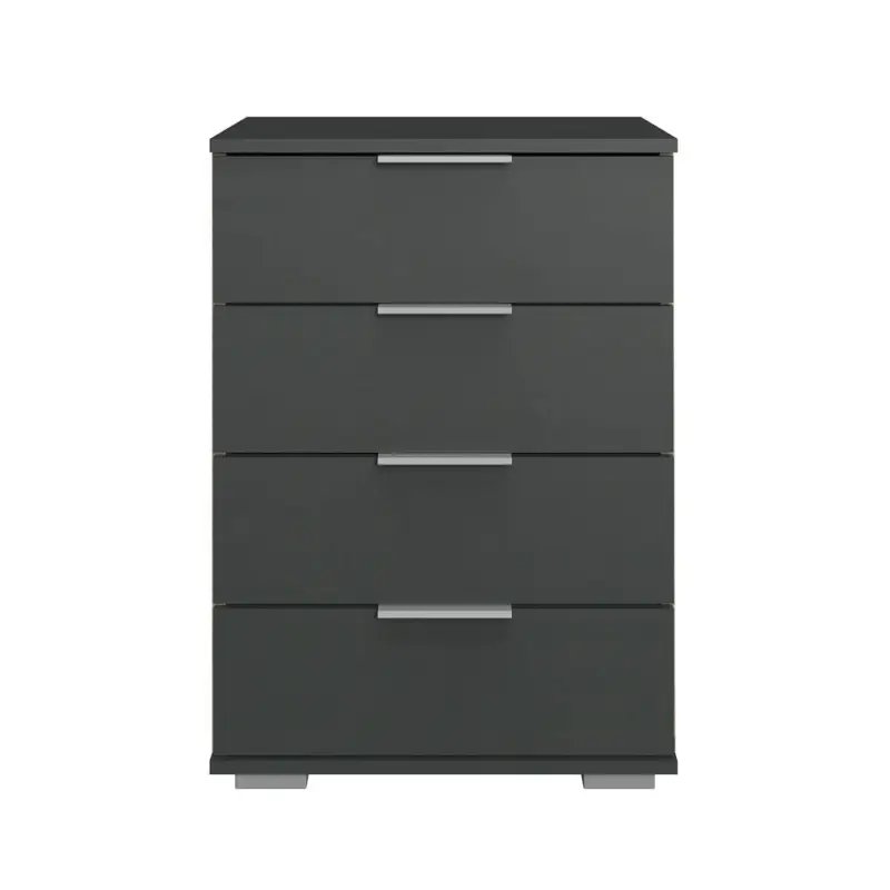 Schlafzimmer Nachttisch Nachtschrank, auch für Boxspringbett geeignet, in graphit ELSTRA-43, B/H/T ca. 52/74/38 cm Neue Ware