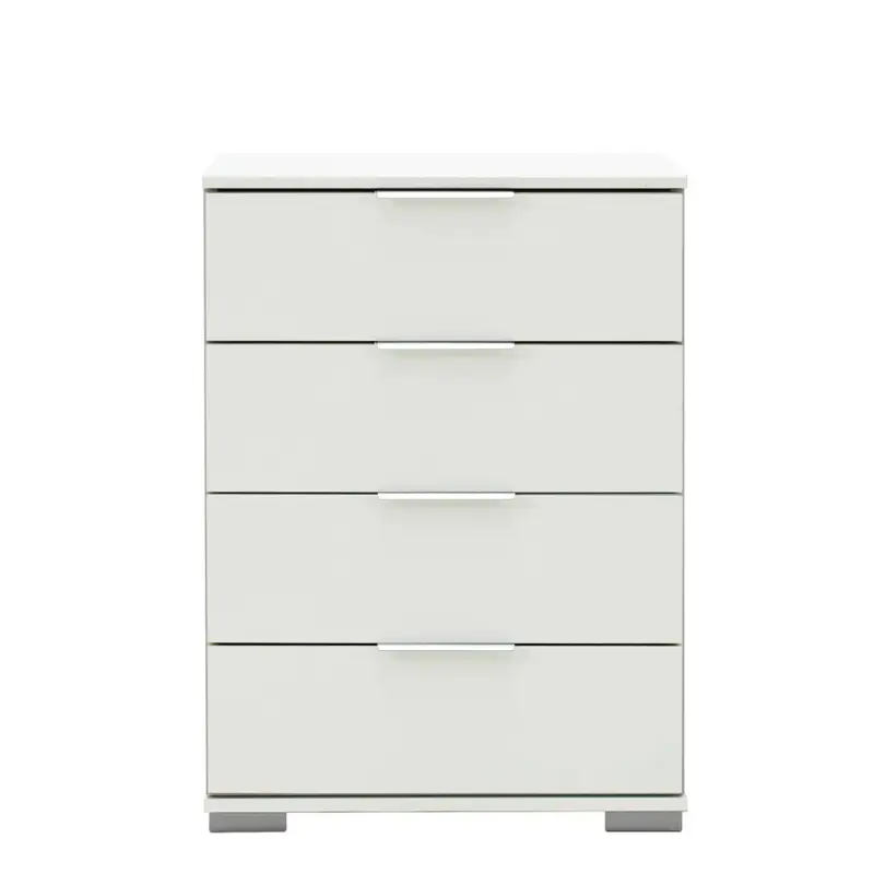Neue Kollektion Schlafzimmer Nachttisch Nachtschrank, auch für Boxspringbett geeignet, in weiß ELSTRA-43, B/H/T ca. 52/74/38 cm
