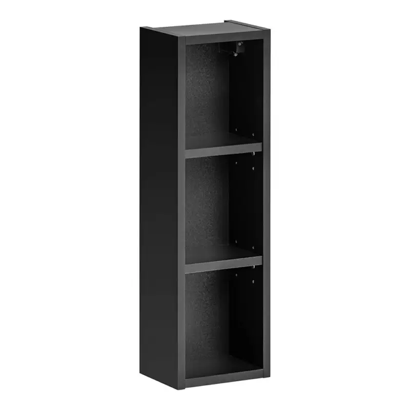 Abverkauf Regal-Hängeschrank schwarz matt PUEBLA-56-BLACK