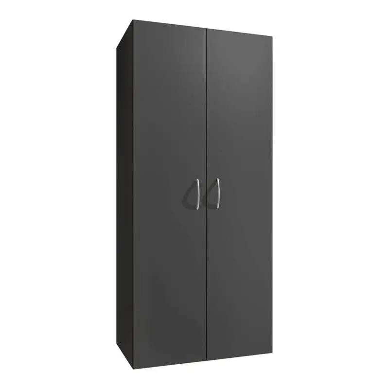 Schrank 2-türig graphit MIAMI-43, B/H/T ca. 80/185/40 cm Markenware