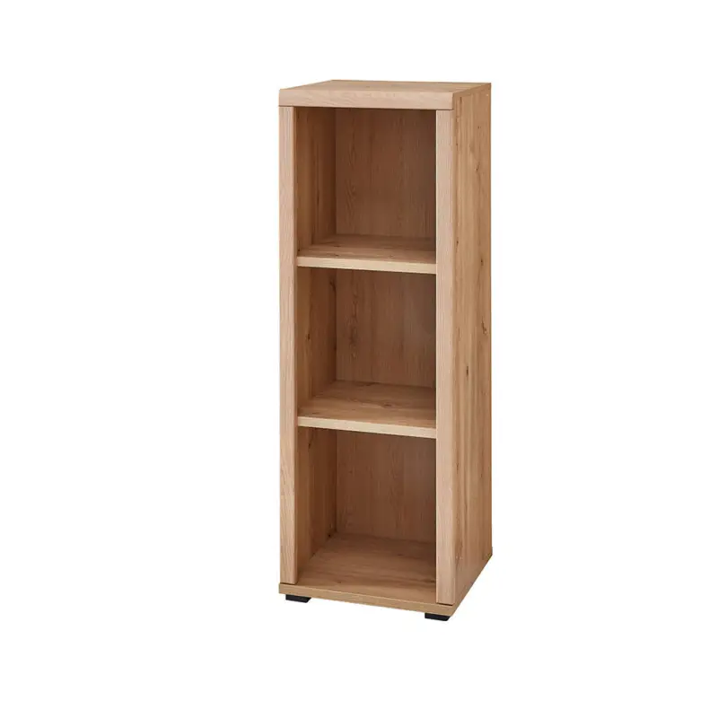 Neu Aktenregal 44cm, 124cm hoch, Altesche gebürstet, teilmassiv, SARINA-36