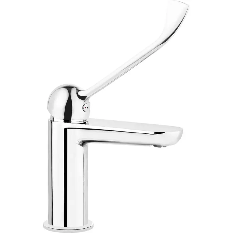 Zertifiziert Waschbeckenarmatur, mit Clinic-Hebel, Chrom, ALPINIA-30