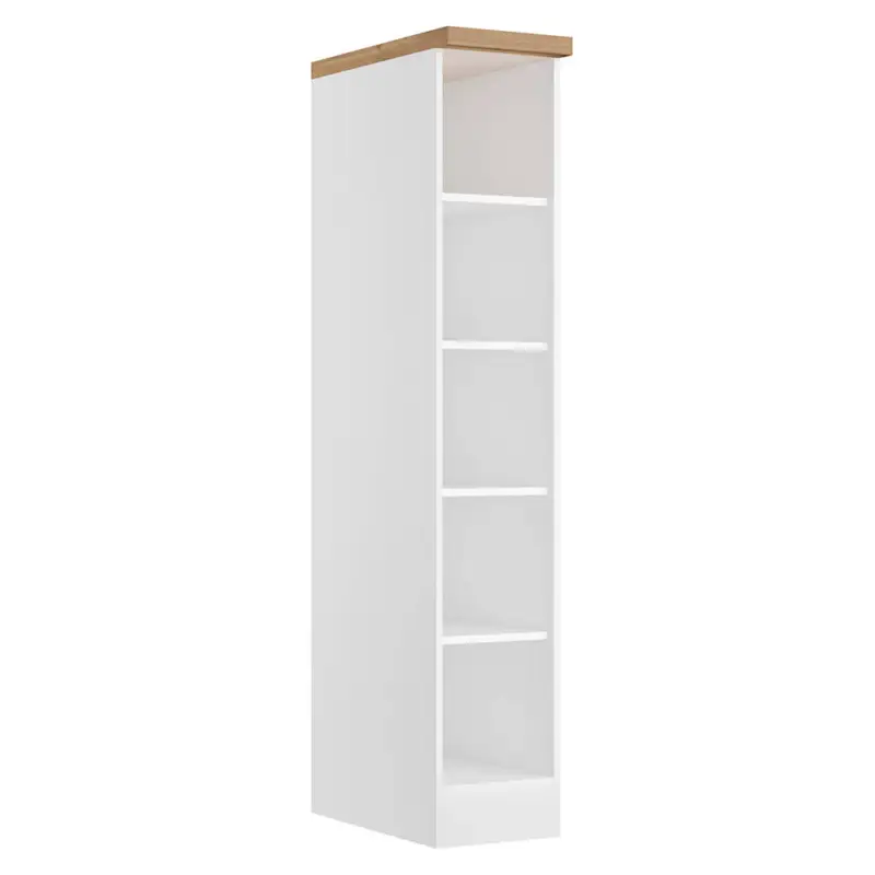 Kracherpreis Küchenregal 30 cm in weiß, Arbeitsplatte Eiche MARSEILLE-03