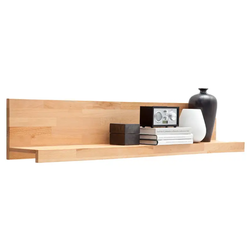 Wandboard 150 cm, Kernbuche massiv geölt, FOSSANO-06 Preisknaller
