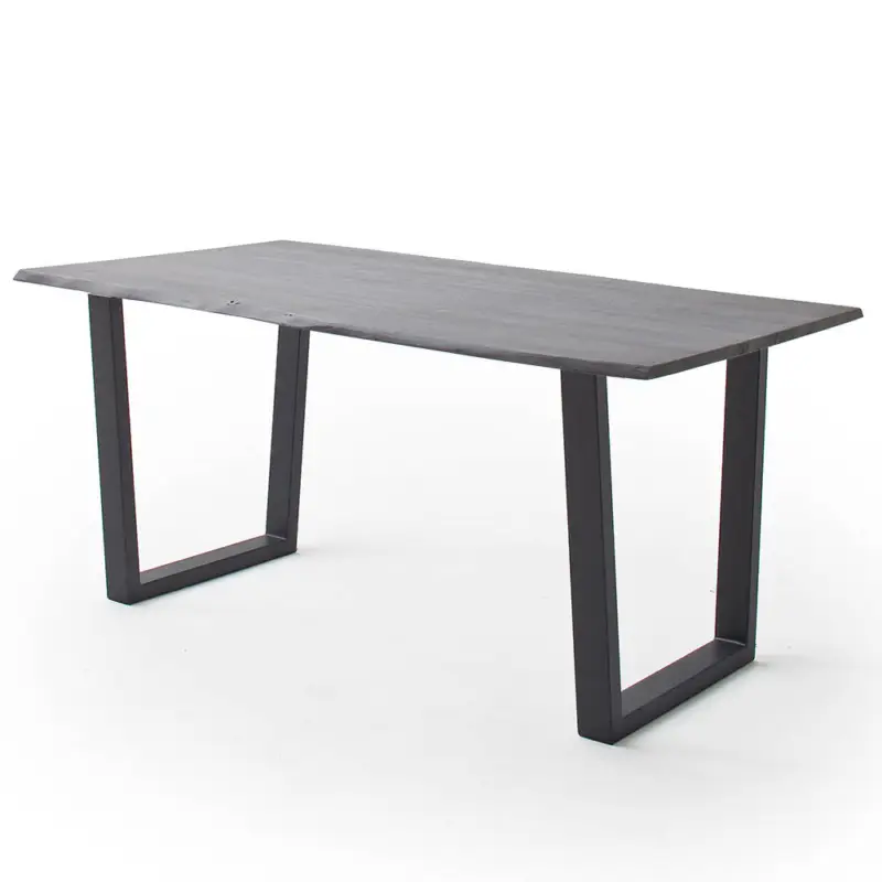 Abverkauf Esszimmer Tisch 160x90 cm, Akazie massiv, natur lackiert - COSENZA-06