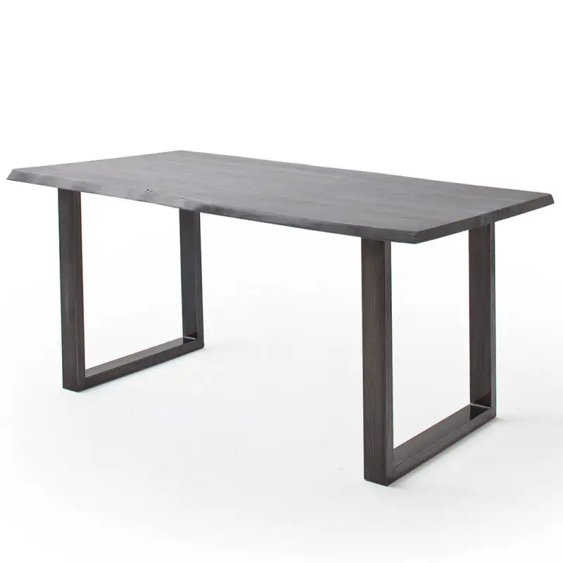 Abverkauf Esszimmer Tisch 180x100 cm, Akazie massiv, walnussfarben lackiert - COSENZA-06