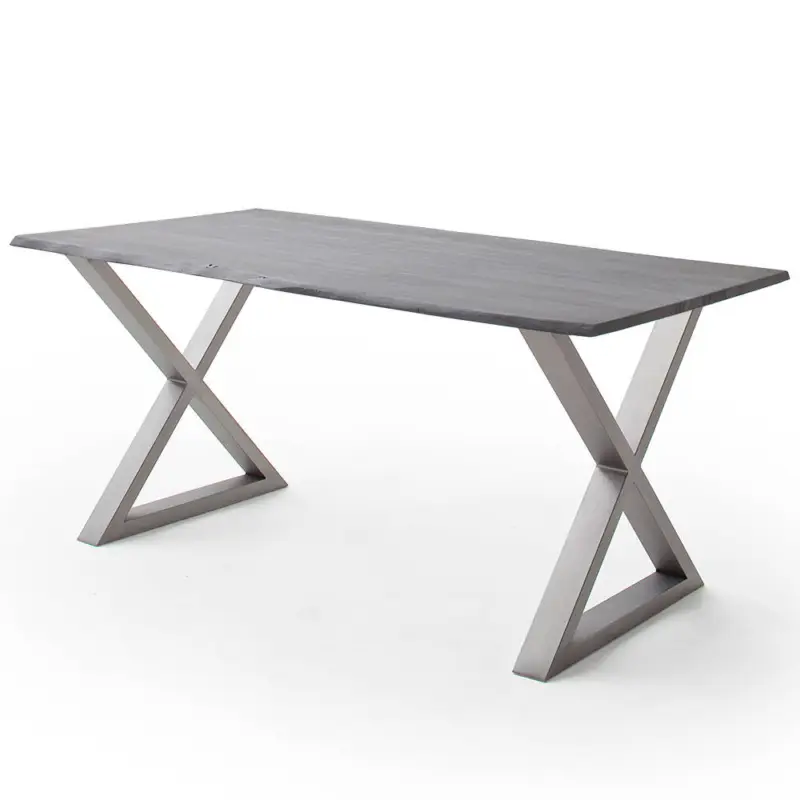 Must-Have Esszimmer Tisch 160x90 cm, Akazie massiv, walnussfarben lackiert - COSENZA-06
