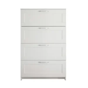 Kommode Salias 78 x 124 x 41 cm weiß Sofort Bestellen