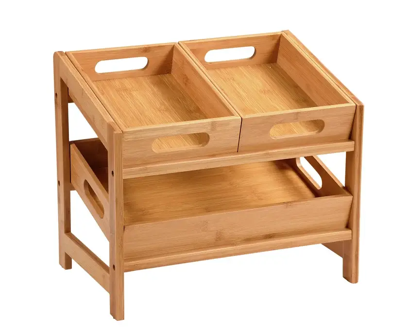 Sofort Bestellen Kesper Regal Bambus 44 x 29,5 x 16 cm