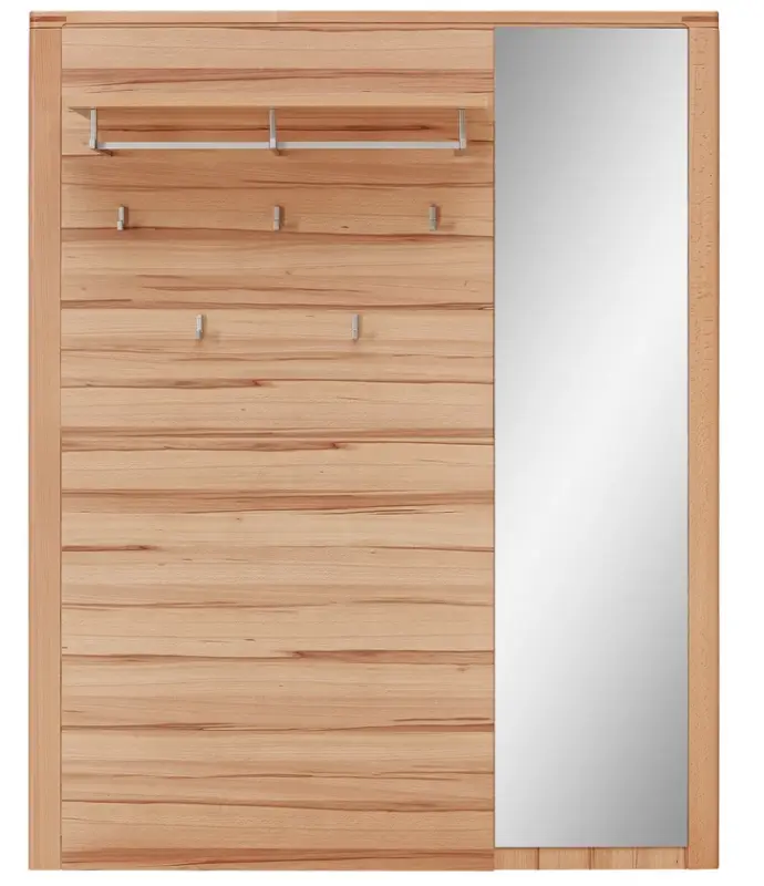 Angebot Garderobenpaneel Nature One 120 x 157 cm Front Kernbuche massiv lackiert