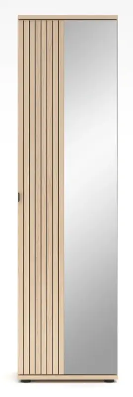 Aktuell Garderobenschrank Pisa 55 x 202 cm braun