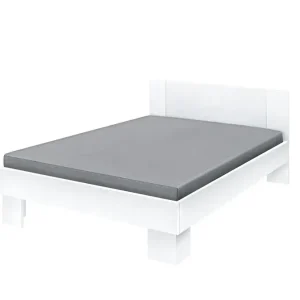 Top-Preis Bett Martina Weiß Nachbildung Bonellfederkern ca. 140 x 200 cm H2