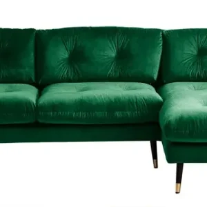 Ecksofa Japan Samtoptik Grün 270x155 Billig