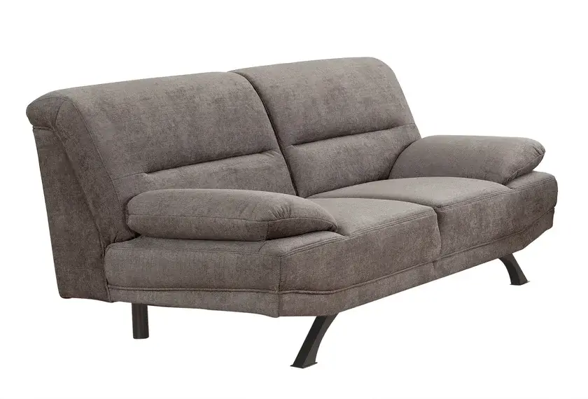 Sofa 2-Sitzer Bruno 191 x 94 cm grau Preis Gesenkt