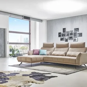 Finale Aktion Ecksofa Bondy 285x84x178 cm natur