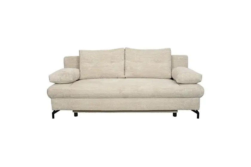 Schlafsofa Gabriela 202x88x89 Beige Neu
