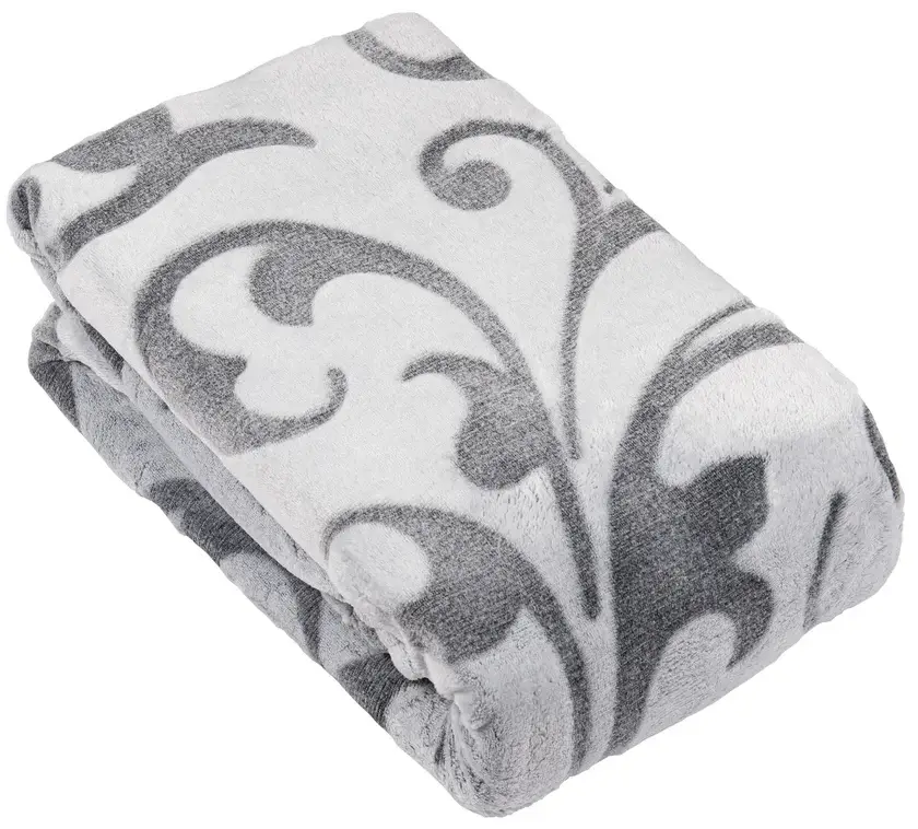 Wohndecke Rom 140x200cm silber Online Kaufen