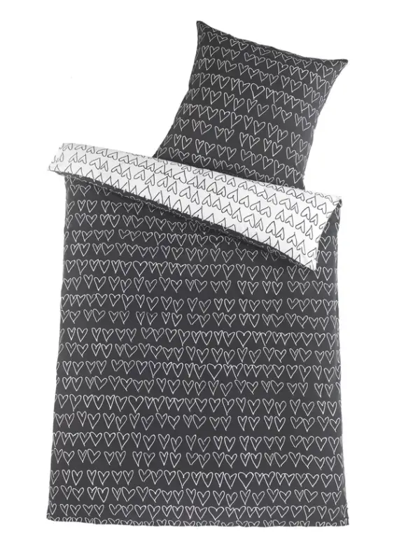 Markenware Microfaser Bettwäsche High Class Hearty